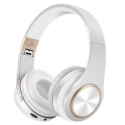 T8 Ακουστικά ακύρωσης θορύβου Ακουστικά παιχνιδιών Blutooth Ακουστικά Bluetooth Αναδιπλούμενα MP3 Ακουστικά παιχνιδιών Gamer Ασύρματα ακουστικά για κορίτσια