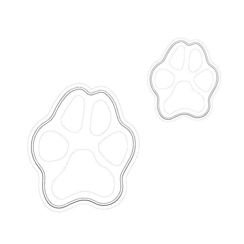 Animacinis filmas Mielas katės letenėlė sausainių formelė Plastikinė sausainių pjaustyklė Sausainių antspaudas Imbierinis žmogelis Sausainių įrankiai Tortų įrankiai Katės letenėlių kepimo forma