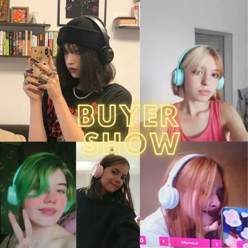 „Macaron“ ausinės vaikams belaidės „Bluetooth“ ausinės, stereofoninės žaidimų ausinės su mikrofonu, mergaitės dovana mobiliajam planšetiniam kompiuteriui