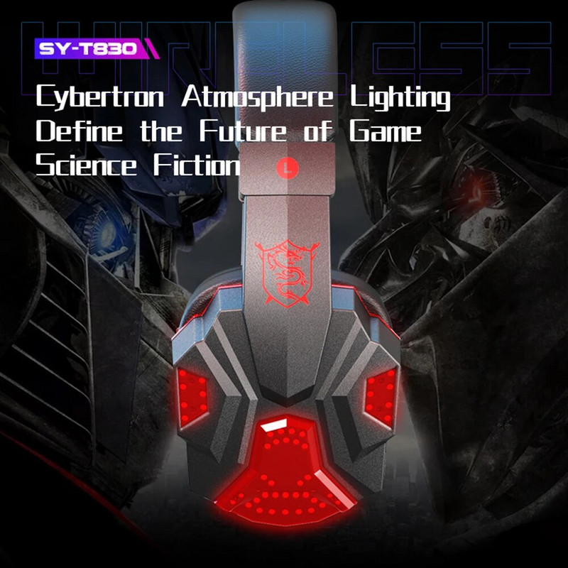 Căști de gaming Bluetooth 5.1 Căști wireless pentru gamer cu microfon cu anulare a zgomotului Căști cu fir pentru telefon