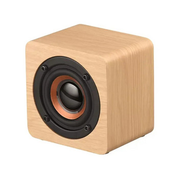 Q1 Ξύλινο μίνι ηχείο Bluetooth Φορητό ξύλινο ασύρματο υπογούφερ Στερεοφωνικό Ισχυρό μπάσο Sound Box Συσκευή αναπαραγωγής μουσικής Whosale