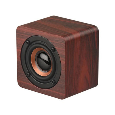 Q1 Mini difuzor Bluetooth din lemn Subwoofer portabil fără fir din lemn Stereo Cutie de sunet cu bas puternic Player muzical Vânzări angro