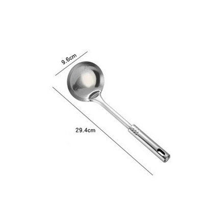 1 buc. Spatula de gatit din otel inoxidabil de bucatarie, lopata, strecuratoare, ustensile de bucatarie, set de vase, ustensile, orez, lingura de supa, accesorii pentru vase de gatit