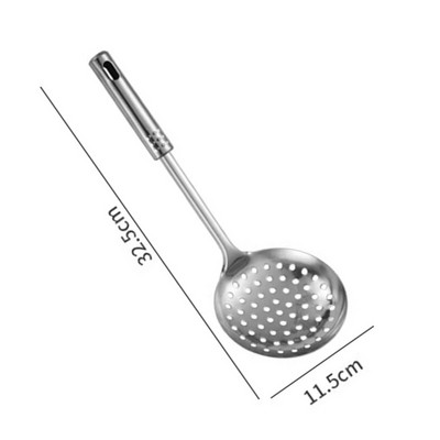 1 buc. Spatula de gatit din otel inoxidabil de bucatarie, lopata, strecuratoare, ustensile de bucatarie, set de vase, ustensile, orez, lingura de supa, accesorii pentru vase de gatit