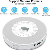 Daugiafunkcis CD grotuvas Walkman LED ekranas retro Bluetooth namų grotuvas studentų muzikos mokymosi mašina caixa de som bluetooth