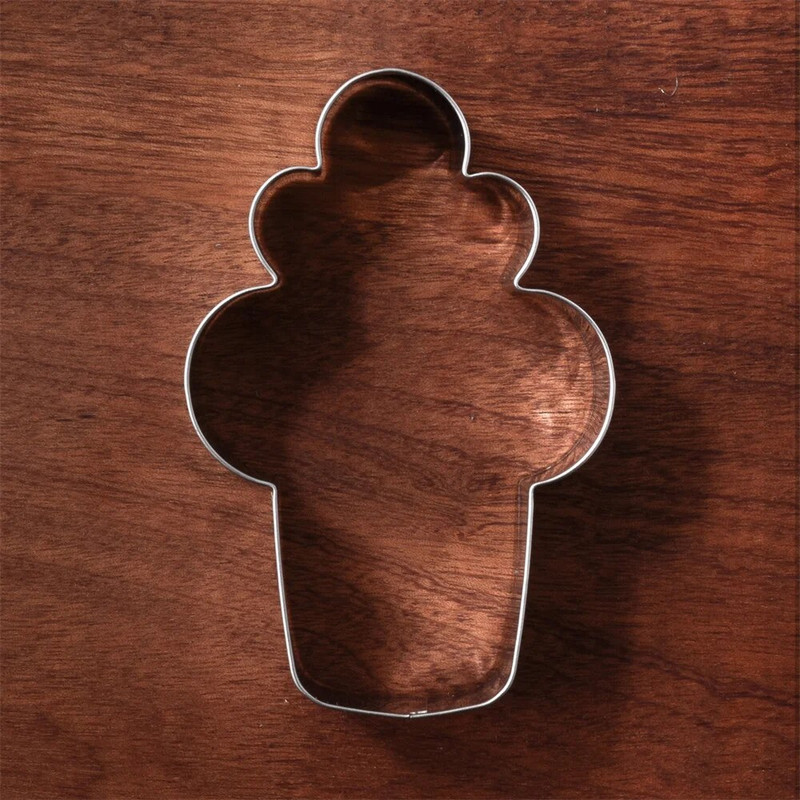 KENIAO Κέικ Παγωτό Κόφτης για Απογευματινό Τσάι - Καλοκαιρινά Μπισκότα Φοντάν Ζαχαροπλαστικής Φόρμα Ψωμιού - Ανοξείδωτο