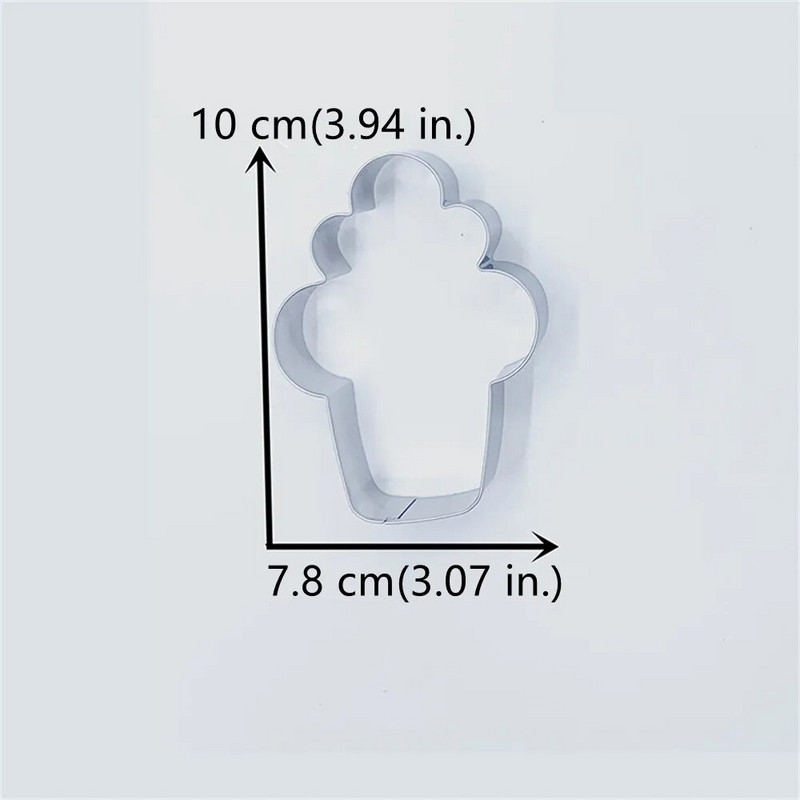 KENIAO Κέικ Παγωτό Κόφτης για Απογευματινό Τσάι - Καλοκαιρινά Μπισκότα Φοντάν Ζαχαροπλαστικής Φόρμα Ψωμιού - Ανοξείδωτο