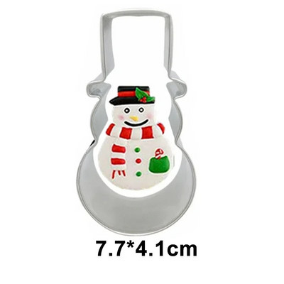 Süteményvágó szett karácsonyi mézeskalács ház 3D rozsdamentes acél keksz forma fondant konyhai sütőeszköz party dekoráció