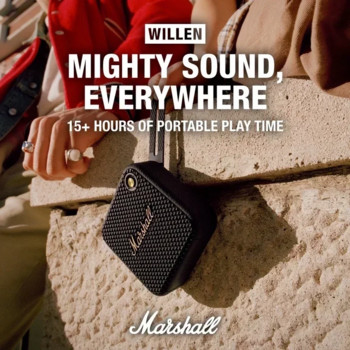 Marshall Willen Γνήσιο ασύρματο φορητό ηχείο Bluetooth IP67 αδιάβροχο αθλητικό ηχείο Στερεοφωνικό μπάσο ήχο εξωτερικά ηχεία