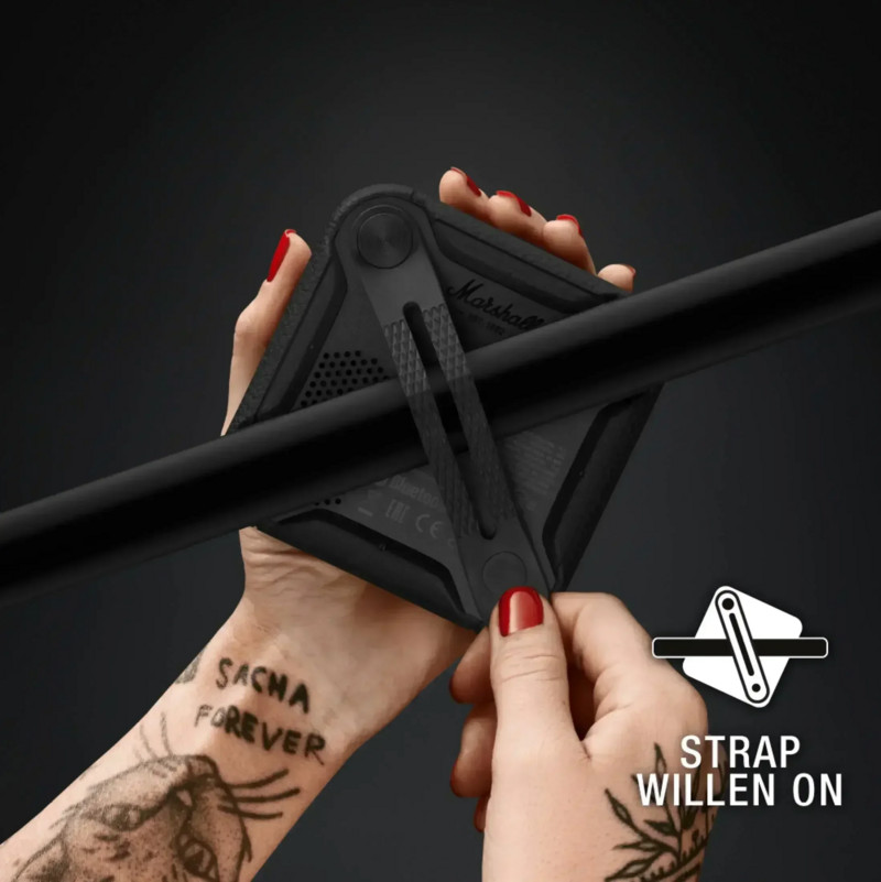 Marshall Willen originalus belaidis nešiojamasis Bluetooth garsiakalbis IP67 vandeniui atsparus sportinis garsiakalbis stereo žemųjų dažnių garso lauko garsiakalbiai