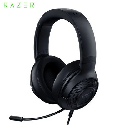 Razer KARKAEN X Essential káblové slúchadlá pre hráčov, PC 3,5 mm slúchadlá pre PS4, priestorový zvuk, HD mikrofón, herné slúchadlá cez uši, notebook, tablet