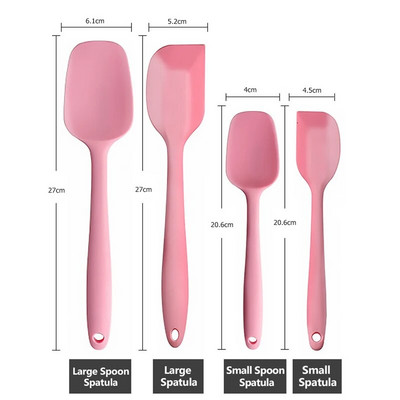 Nelipnus silikoninis kreminis mentele grandiklis šaukštas aliejaus šepetys karščiui atsparios mentelės lankstūs virtuvės reikmenys, skirti kepimui.