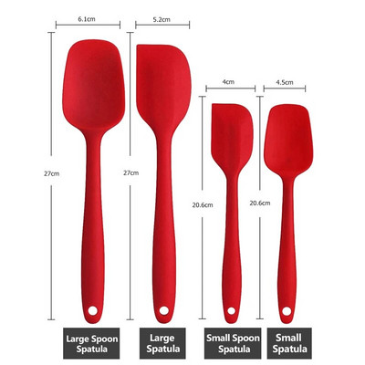 Nelipnus silikoninis kreminis mentele grandiklis šaukštas aliejaus šepetys karščiui atsparios mentelės lankstūs virtuvės reikmenys, skirti kepimui.