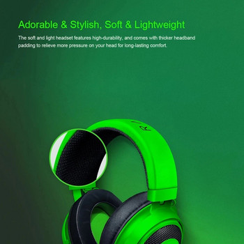 Razer Kraken Pro V2 Геймърски слушалки Слушалки Кабелни слушалки Микрофон 7.0 съраунд звук за Xbox One PS4 Геймърски слушалки