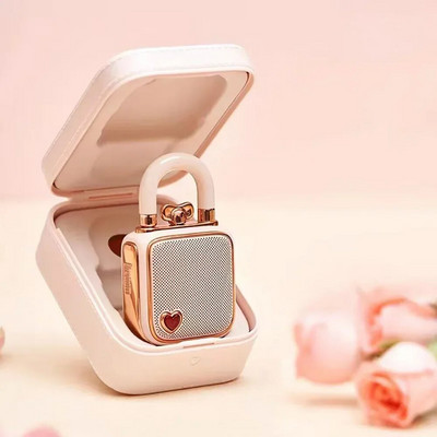 Mini hordozható Lovelock zsebhangszóró Eredeti vezeték nélküli Bluetooth hangszóró rögzítő TWS csatlakozással születésnapi egyedi ajándékhoz