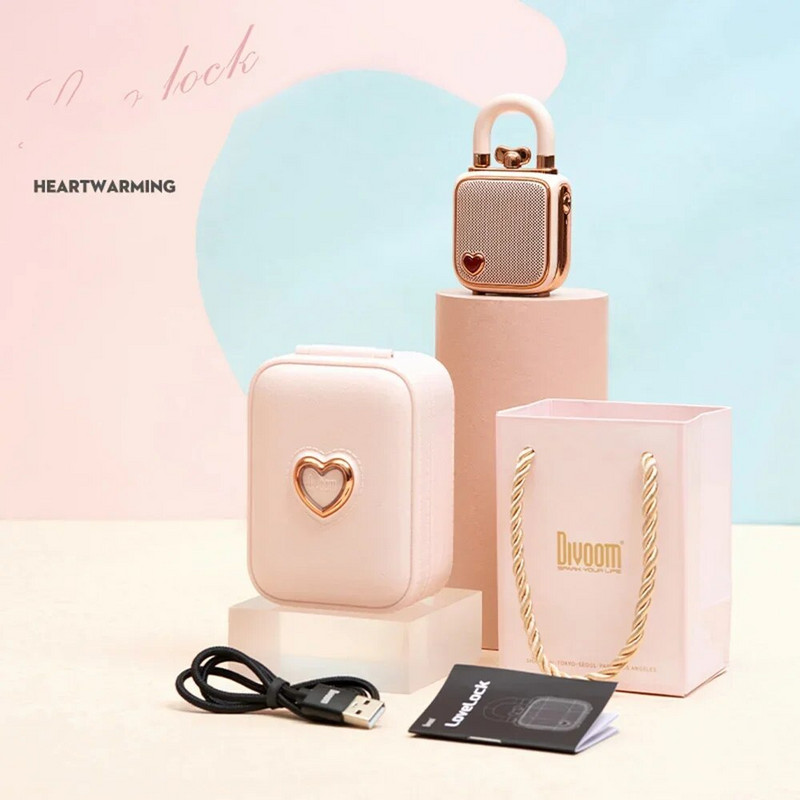 Mini hordozható Lovelock zsebhangszóró Eredeti vezeték nélküli Bluetooth hangszóró rögzítő TWS csatlakozással születésnapi egyedi ajándékhoz