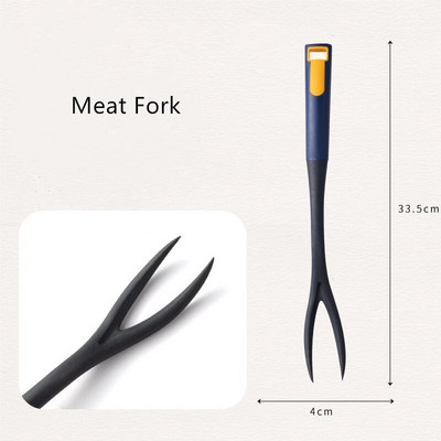 Kezdőlap Élelmiszer-minőségű nejlon főzőeszközök Leveskanál sütőlapát szűrőszűrő Hosszú nyelű tojáshabverő húsvilla Konyhai edény 11 stílus