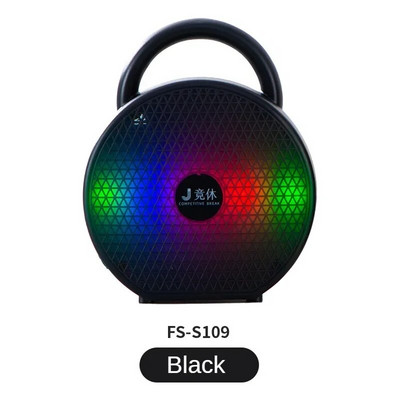 Naujas išmanusis belaidis „Bluetooth“ mažas garsiakalbis, interneto garsenybė, spalvingas itin sunkus žemųjų dažnių garsiakalbis namuose, nešiojamas lauko šokių šokis