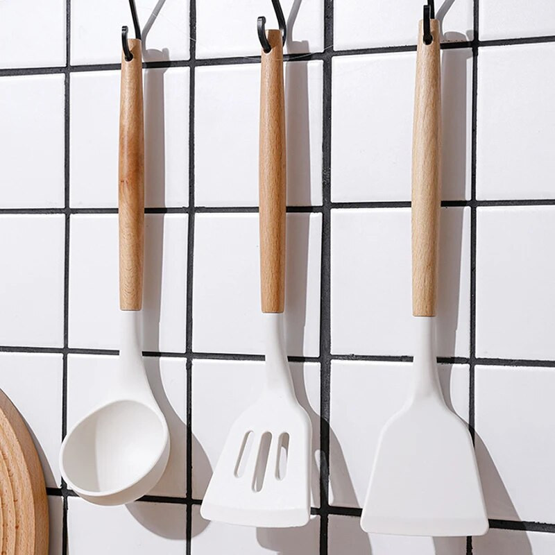 1vnt silikoniniai virtuvės reikmenys, suktuvas virtuvės maisto ruošimo įrankiams.