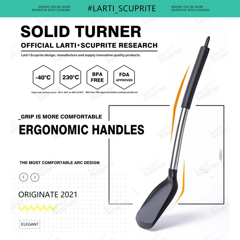 1 pakuotės silikoniniai virtuvės reikmenys virtuvės reikmenys virtuvės priedai Mentele vartytuvas karščiui atsparus sriubos šaukštas makaronų kiaurasamtis kastuvas