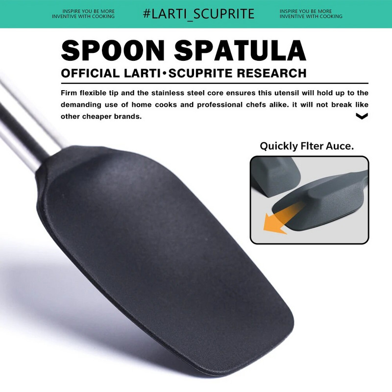 1 pakuotės silikoniniai virtuvės reikmenys virtuvės reikmenys virtuvės priedai Mentele vartytuvas karščiui atsparus sriubos šaukštas makaronų kiaurasamtis kastuvas