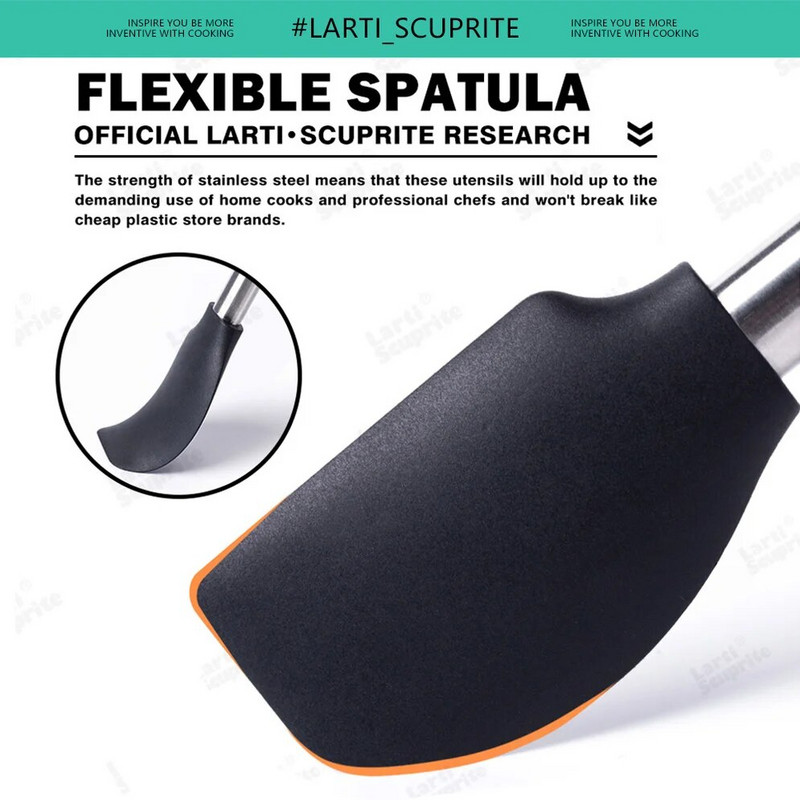 1 pakuotės silikoniniai virtuvės reikmenys virtuvės reikmenys virtuvės priedai Mentele vartytuvas karščiui atsparus sriubos šaukštas makaronų kiaurasamtis kastuvas