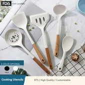 1 buc Set de ustensile de bucătărie din silicon Turner pentru unelte de gătit de bucătărie Racletă Kit de ustensile de gătit antiaderent Spatulă Accesorii de bucătărie