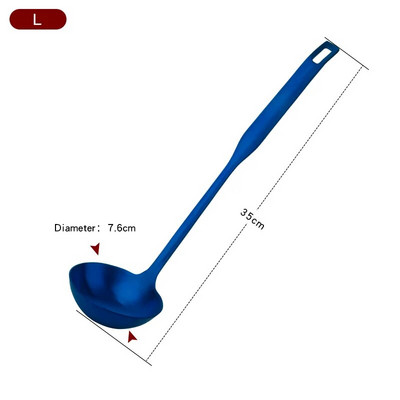 Új színű rozsdamentes acél főzőeszköz készlet Matt Rose Gold hosszú nyelű leveses merőkanál és szűrőkanál készlet falra akasztható konyhai eszközök