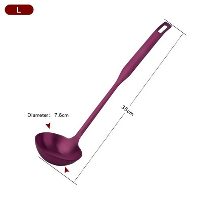 Új színű rozsdamentes acél főzőeszköz készlet Matt Rose Gold hosszú nyelű leveses merőkanál és szűrőkanál készlet falra akasztható konyhai eszközök