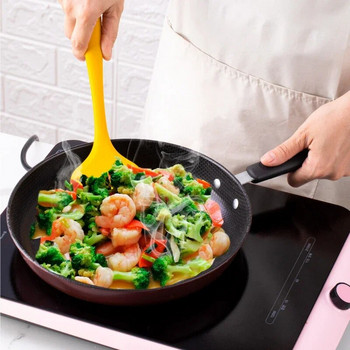 2024 Σετ κουζινικών σκευών σιλικόνης για μαγείρεμα Κίτρινο αντικολλητικό σετ σπάτουλας Ανθεκτικό στη θερμότητα Εργαλείο μαγειρέματος