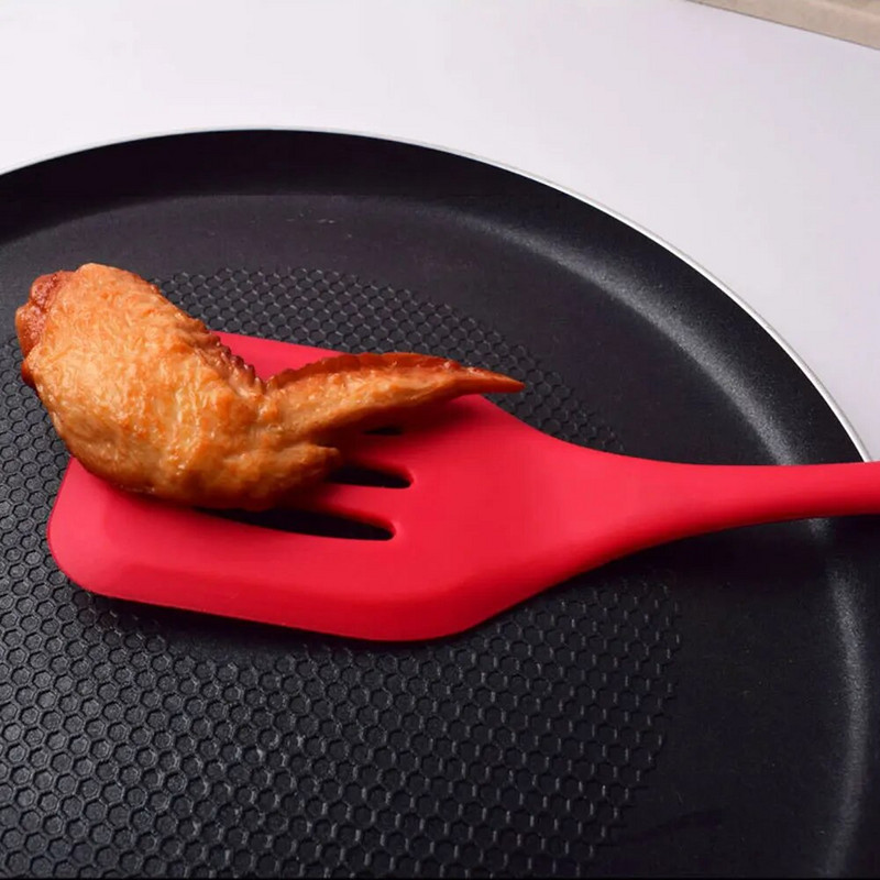 Silikoninis pasaulis Vidutinis silikoninis kastuvas Mentele Virimo virtuvės reikmenys Nelipnūs puodai Kepti kiaušinis kepsnys keptuvė kaušelis kepti maisto gaminimo įrankiai