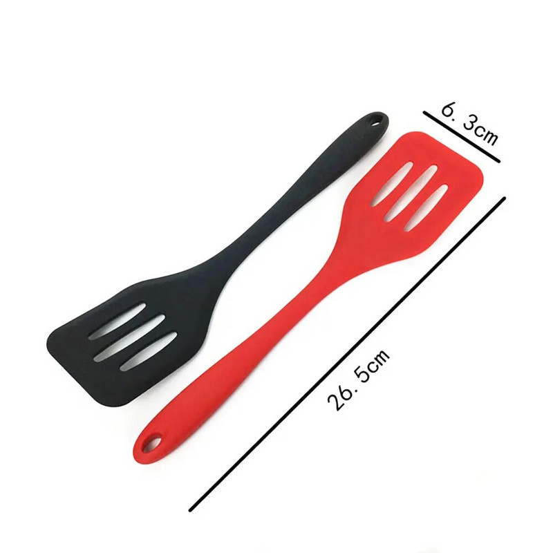 Silikoninis pasaulis Vidutinis silikoninis kastuvas Mentele Virimo virtuvės reikmenys Nelipnūs puodai Kepti kiaušinis kepsnys keptuvė kaušelis kepti maisto gaminimo įrankiai