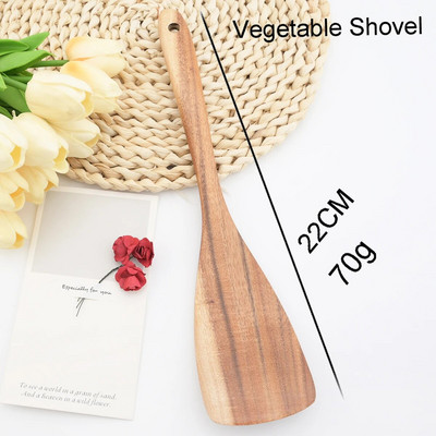 Természetes fából készült konyhai eszközök