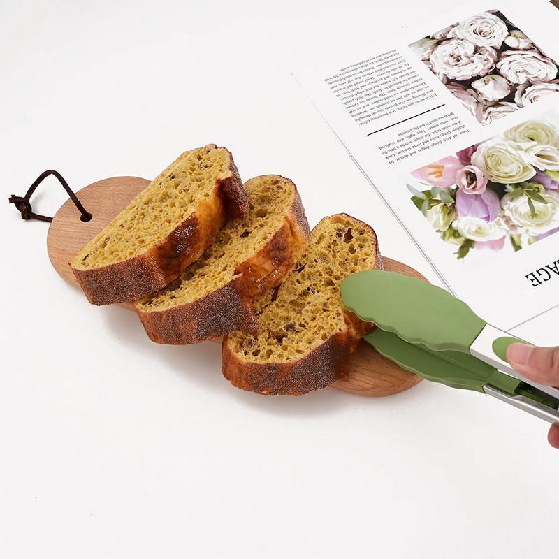 Avokado Zeleno Kuhinjsko posuđe Silikonsko posuđe Drvena višenamjenska ručka Neprianjajuća lopatica Žlica Mutilice za jaja Lopata Novo