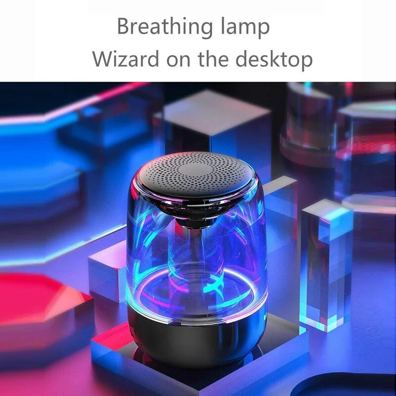 C7 "5w" hordozható vezeték nélküli hangszóró, Bluetooth hangszórók LED lámpák sztereó, TF kártya, FM , hifi oszlopos telefonokhoz caixa de som