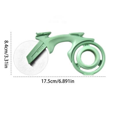 Picos pjaustytuvas nerūdijančio plieno dviračio formos ratas motociklo volelis picos smulkintuvas picos pjaustymo peilis virtuvės įrankiai