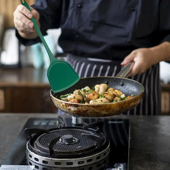 Σπάτουλα σιλικόνης Turner Σπάτουλα Τηγανίσματος Τροφίμων σιλικόνης Εύκαμπτα μαλακά αξεσουάρ κουζίνας για μαγείρεμα Ανακατεύοντας σερβίρισμα