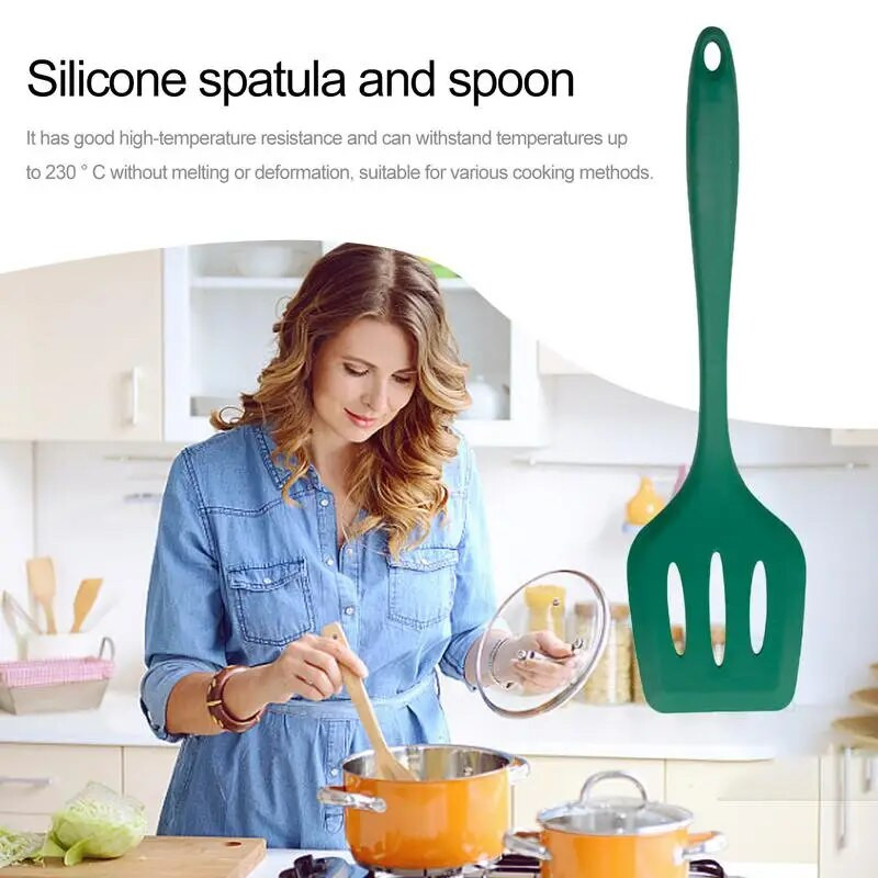 Silikoninė sukimo mentelė maistinė silikoninė kepimo mentelė Lanksti minkšta virtuvės priedai maisto ruošimui maišymas maišomas patiekimas