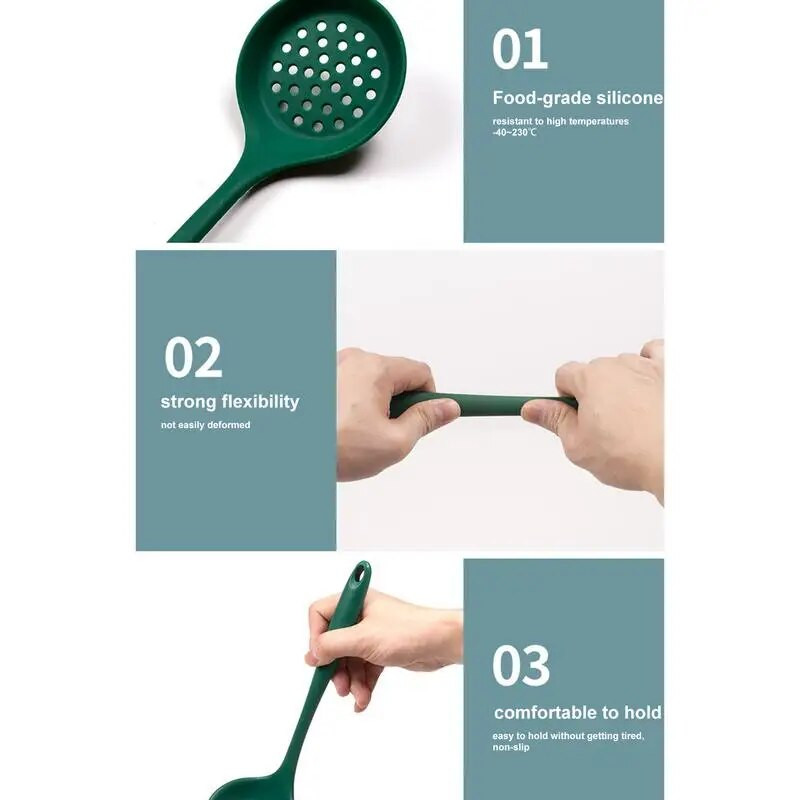 Silikoninė sukimo mentelė maistinė silikoninė kepimo mentelė Lanksti minkšta virtuvės priedai maisto ruošimui maišymas maišomas patiekimas