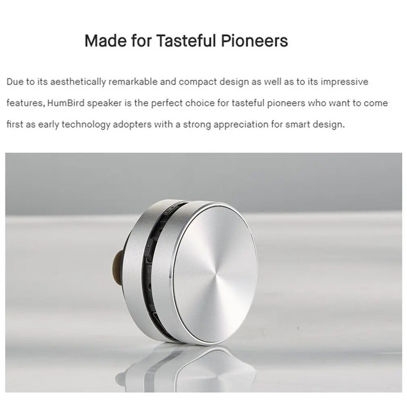 Kūrybingi nešiojami suderinami kaulinio laidumo garsiakalbiai Hummingbird Sound Box belaidė mini stereofoninė garso kaulinio laidumo kolonėlė