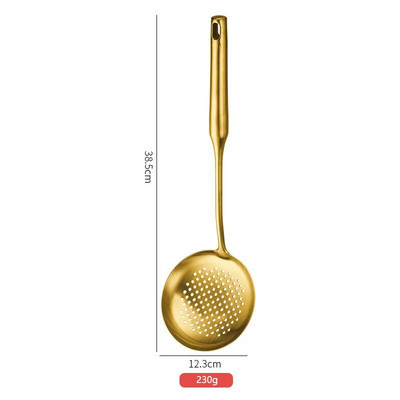 Konco virtuvės reikmenų rinkinys 304 nerūdijančio plieno virtuvės reikmenys šaukštas kastuvas sriubos kiaurasamtis Mentele indai Virtuvės gaminimo įrankis