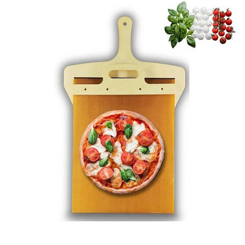 Плъзгаща се кора за пица, кората за пица, която пренася пицата идеално незалепваща, Pala Pizza Scorrevole