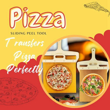 Sliding Pizza Peel, The Pizza Peel That Transfers Pizza Perfectly Non Still, Pala Pizza Scorrevole