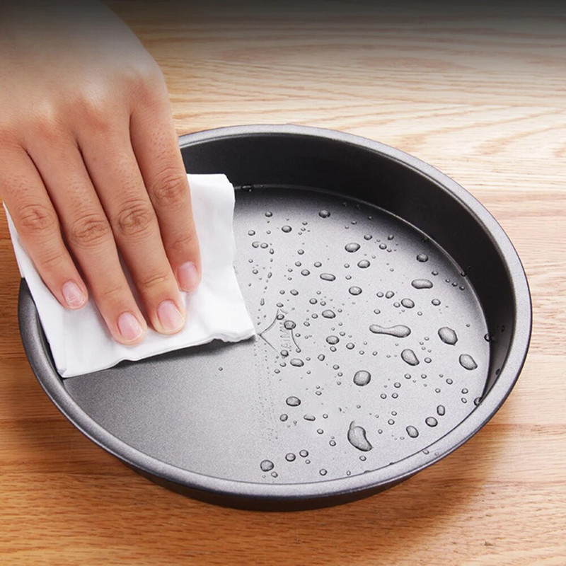 6–10 colių mikrobangų krosnelės keptuvės picos lėkštės padėklas Picos šoninės kepimo nepridegantis kepimo padėklas Kepimo formos keptuvės virtuvės priedai