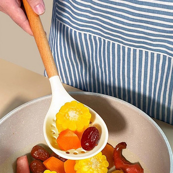 4 τεμάχια/Σετ σιλικόνης κουζινικά σκεύη Σετ Turner Εργαλεία Μαγειρικής Κουτάλα για Skimmer κουζίνας Αντικολλητικό Κουζινικά σκεύη Αξεσουάρ κουζίνας