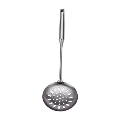 1 buc unelte de bucătărie din oțel inoxidabil argintiu Spatulă pentru prăjit Lingură pentru supă Mâner gol Ustensile de bucătărie rezistente la temperaturi ridicate