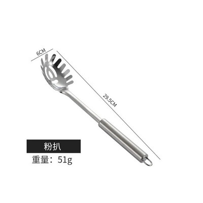 Rozsdamentes acél kerek csöves konyhai készlet, edénylapát készlet, főzőeszköz készletek, forrázásmentes leveses kanál, főzőlapát