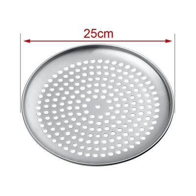 Tavă pentru pizza antiaderență premium Vase pentru copt Din aliaj de aluminiu Farfurie pentru pizza Vasă rotundă adâncă Tavă pentru pizza Tavă pentru tavă Mucegai Unelte pentru coacere