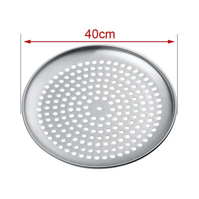 Tavă pentru pizza antiaderență premium Vase pentru copt Din aliaj de aluminiu Farfurie pentru pizza Vasă rotundă adâncă Tavă pentru pizza Tavă pentru tavă Mucegai Unelte pentru coacere