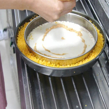 Кръгли форми за торта от неръждаема стомана Мус кейк Тарт Кръг Форма за пица Десерт Направи си сам Декор Форма за торта Пръстен Кухненски инструмент за печене